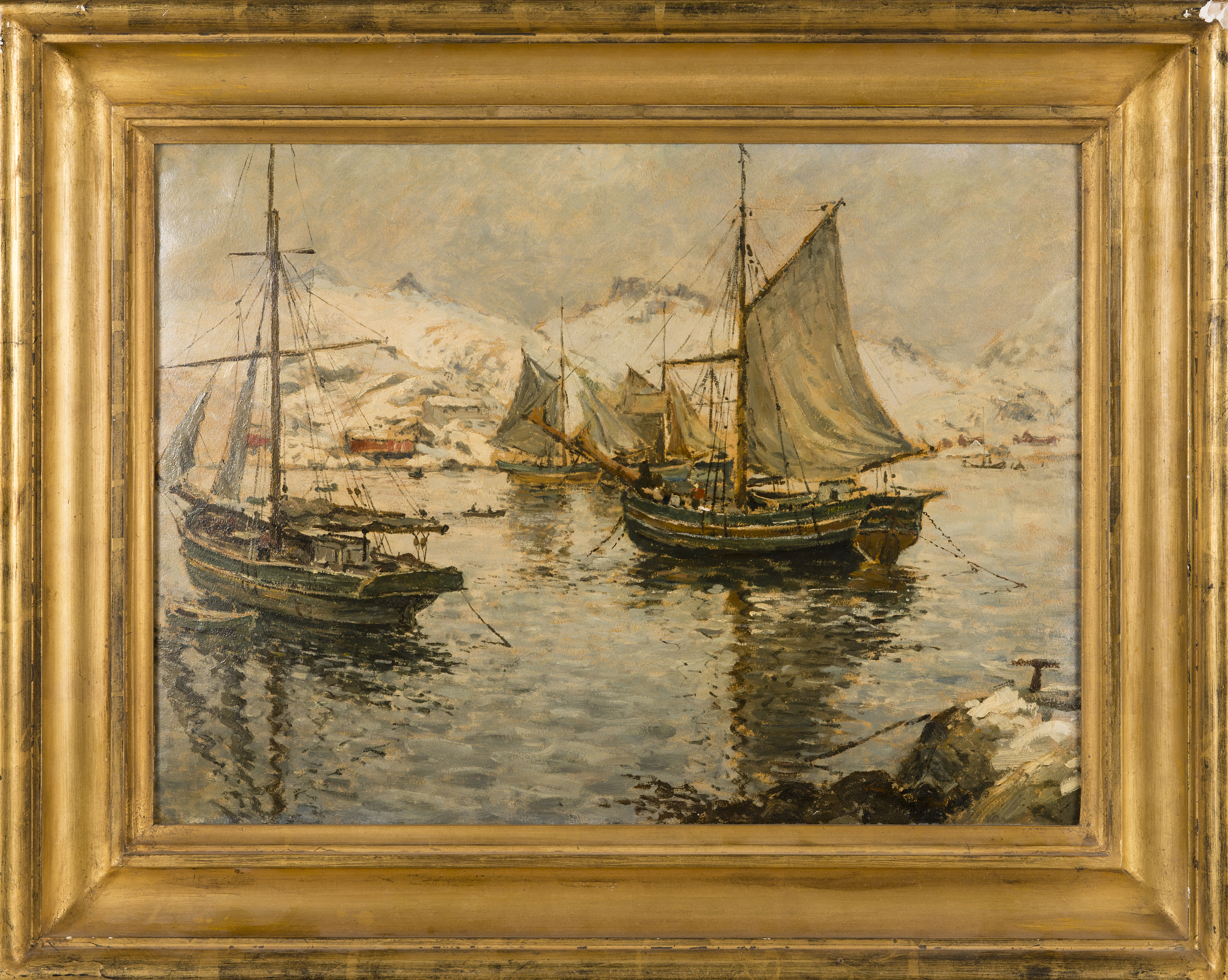 UNIDENTIFIED ARTIST, oil on board. - Bukowskis