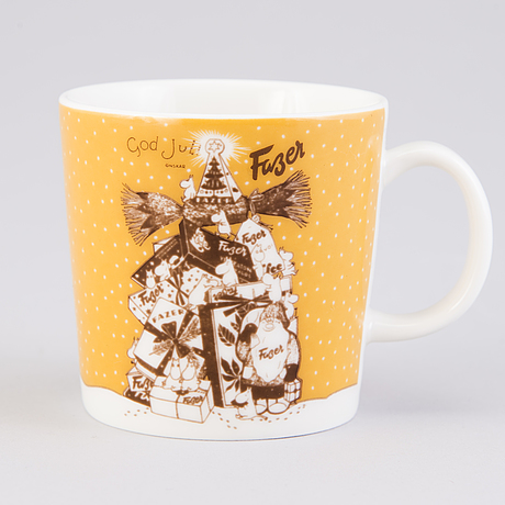 Moomin-mug, porcelain, 'fazer café', moomin characters, arabia 2004, numbered 304/400.