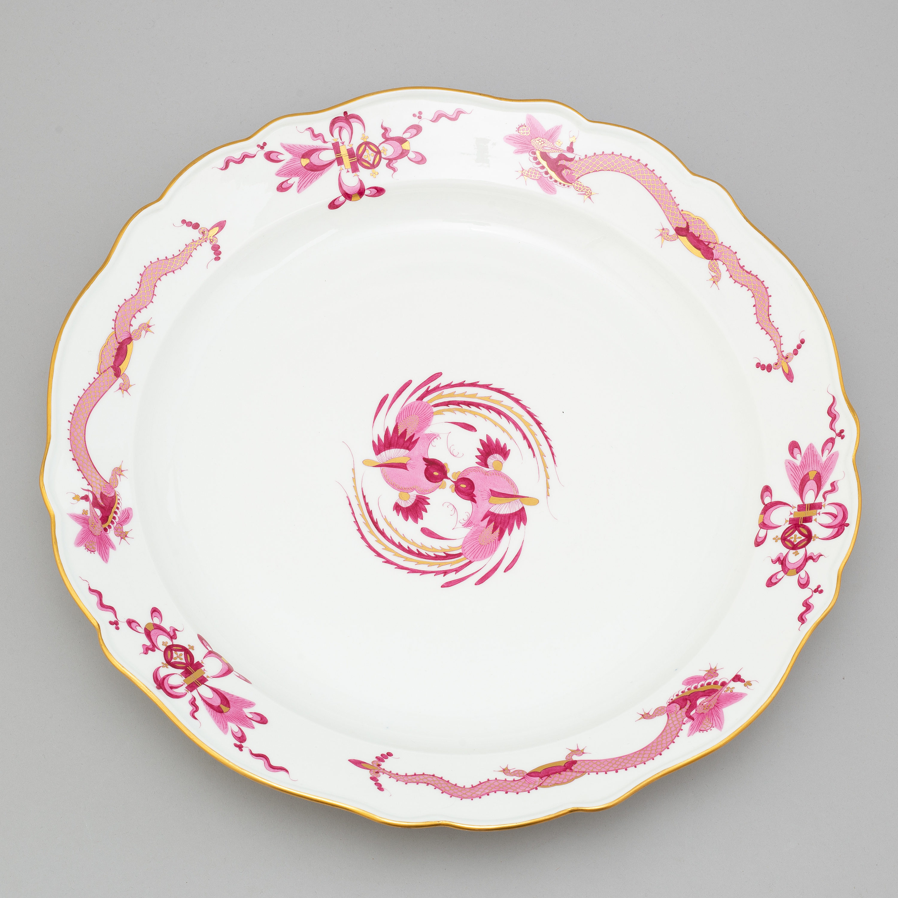 A large Meissen dish, circa 1900. Bukowskis