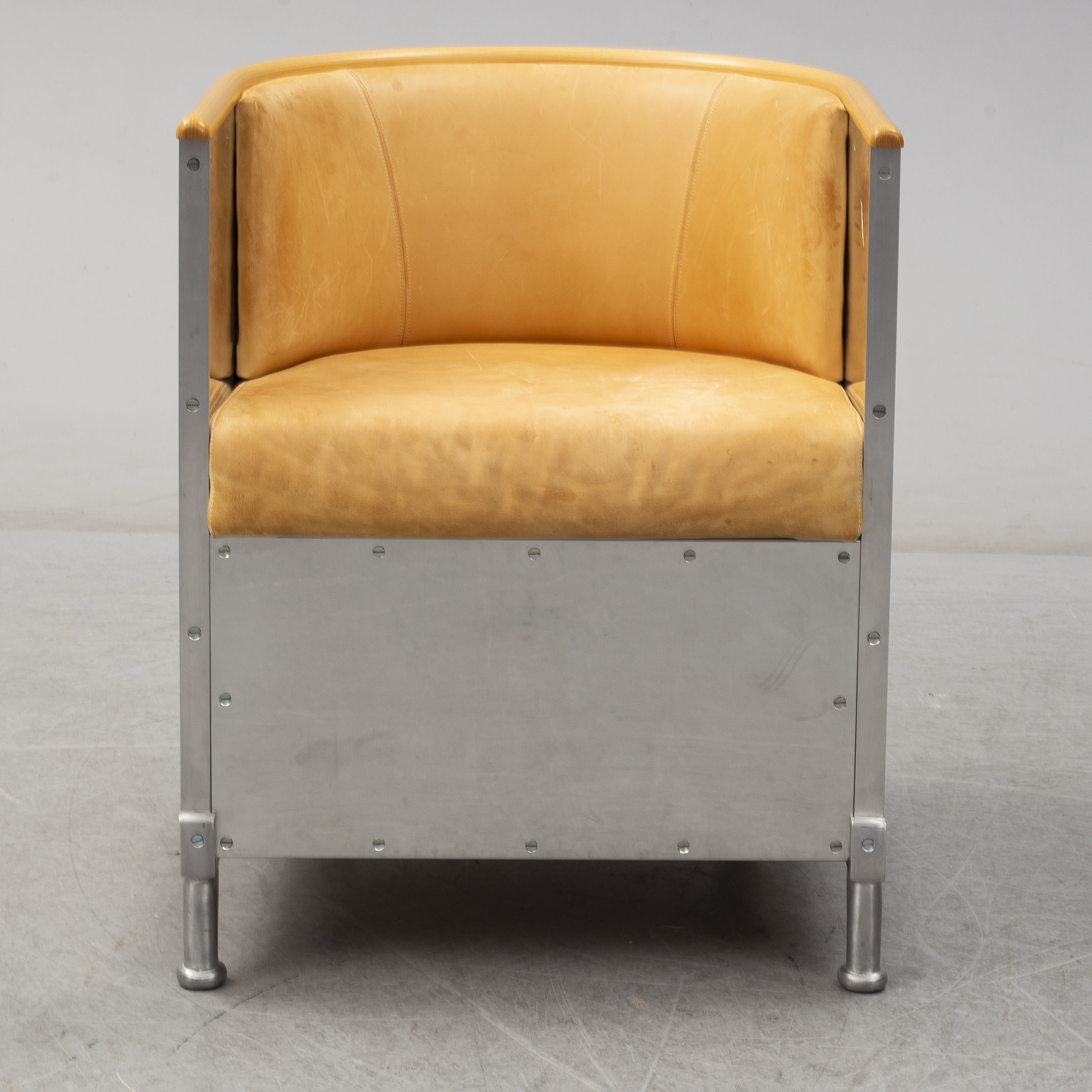 MATS THESELIUS, fåtölj, "Aluminium", Källemo, formgiven 1990. - Bukowskis