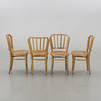 8 chairs by Kocks  Snickerifabriker, Trelleborg from the first half of the 20th century.