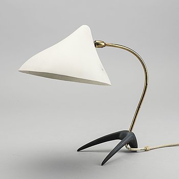 BORDSLAMPA, "Crow's Foot", Louis Kalff, Philips, 1950-tal.