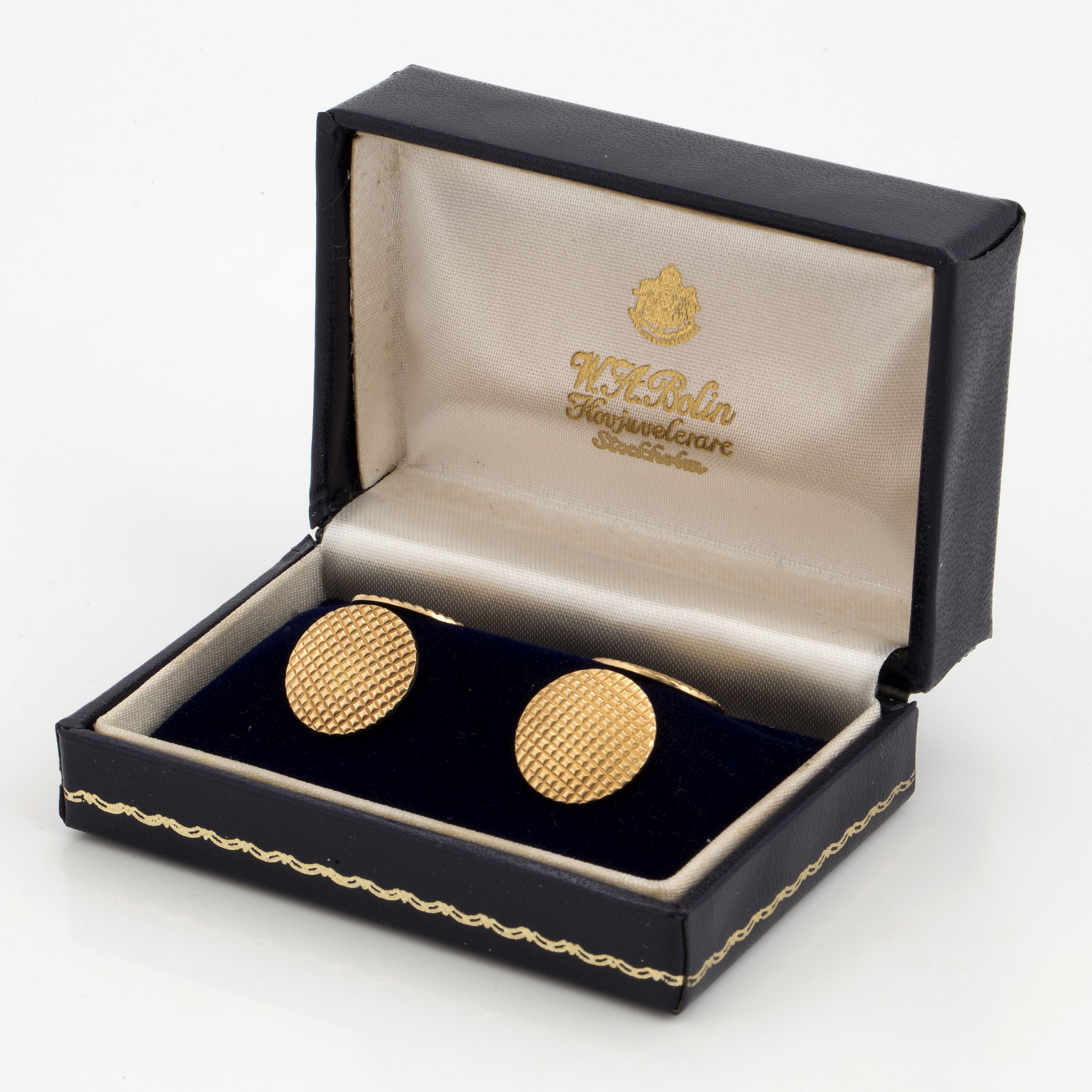 A pair of 18K gold cufflinks. Bukowskis