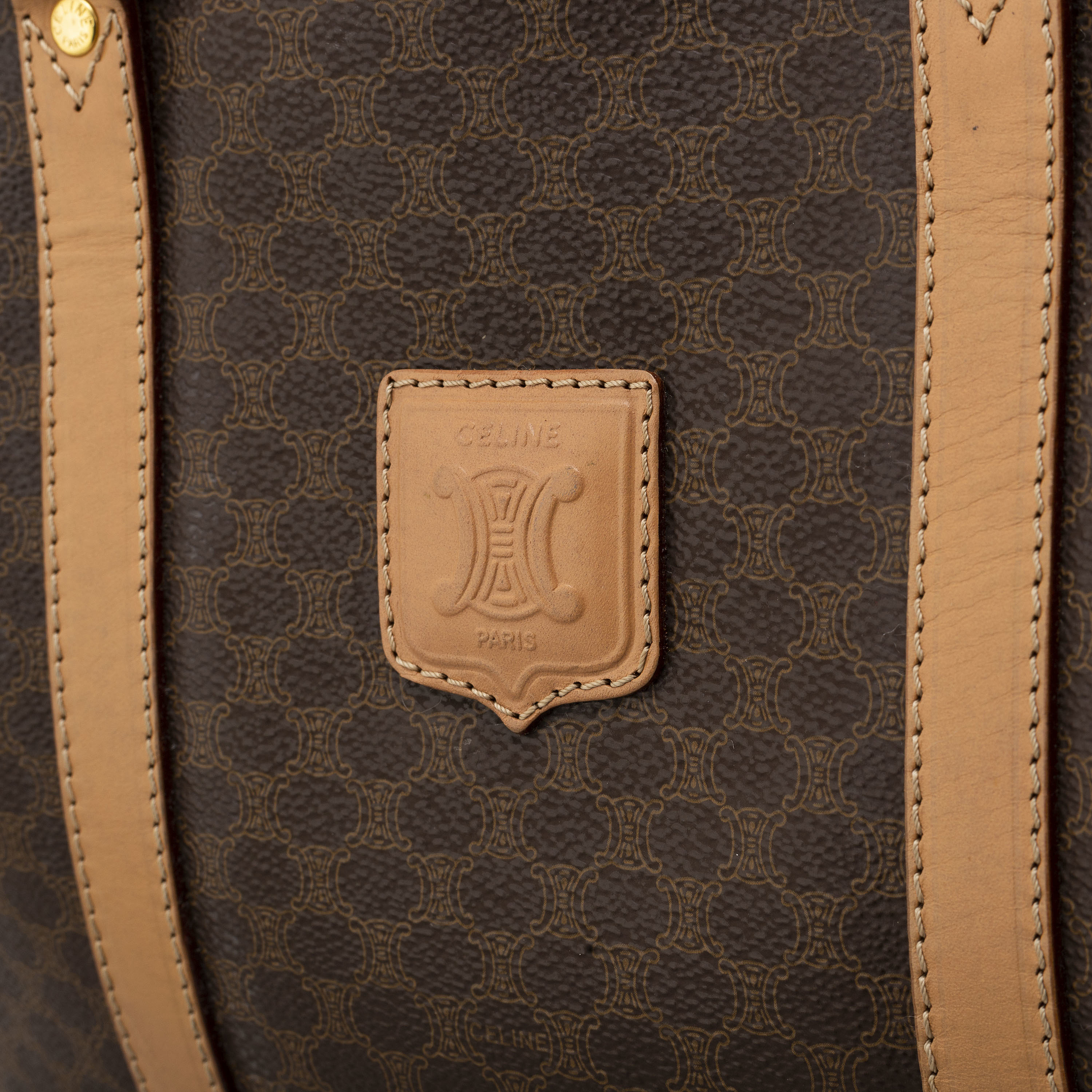 CÉLINE, a monogram canvas briefcase. Bukowskis