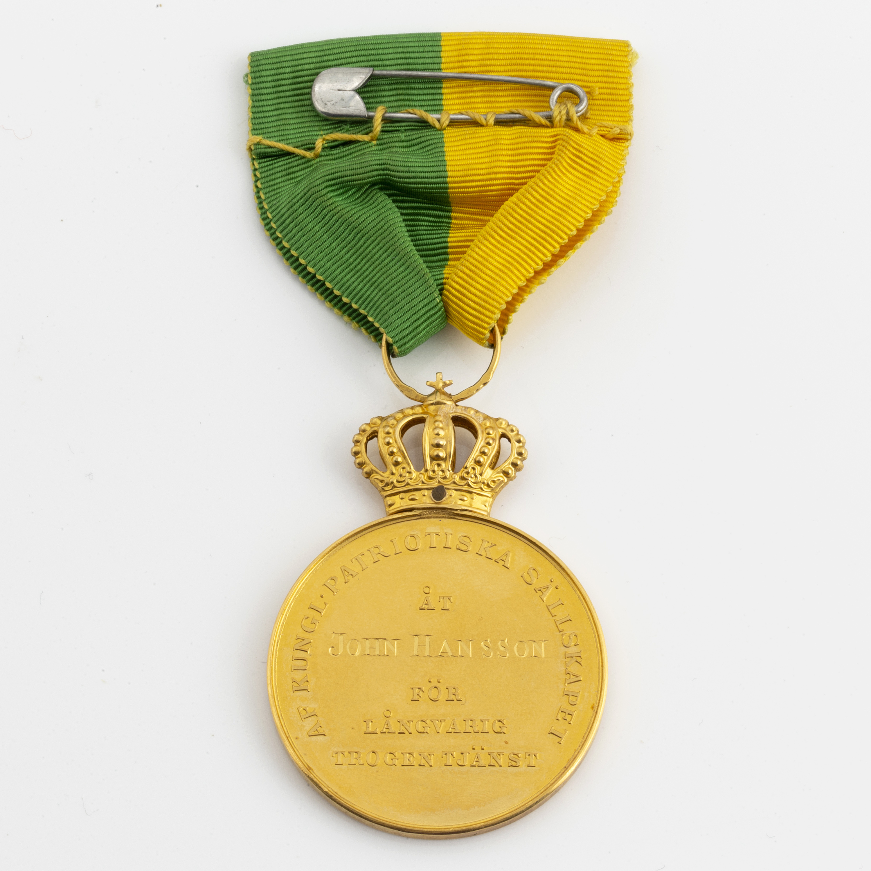 KUNGLIGA PATRIOTISKA S LLSKAPET F rtj nstmedalj F r L ng Och Trogen kungliga-patriotiska-s-llskapet-f-rtj-nstmedalj-f-r-l-ng-och-trogen
