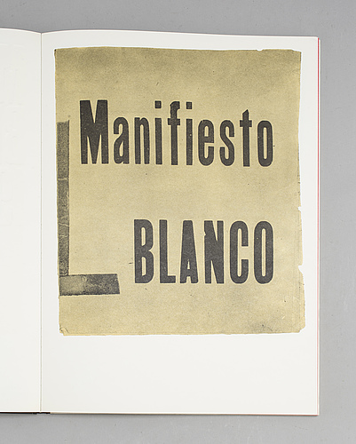 Book, signed by lucio fontana.