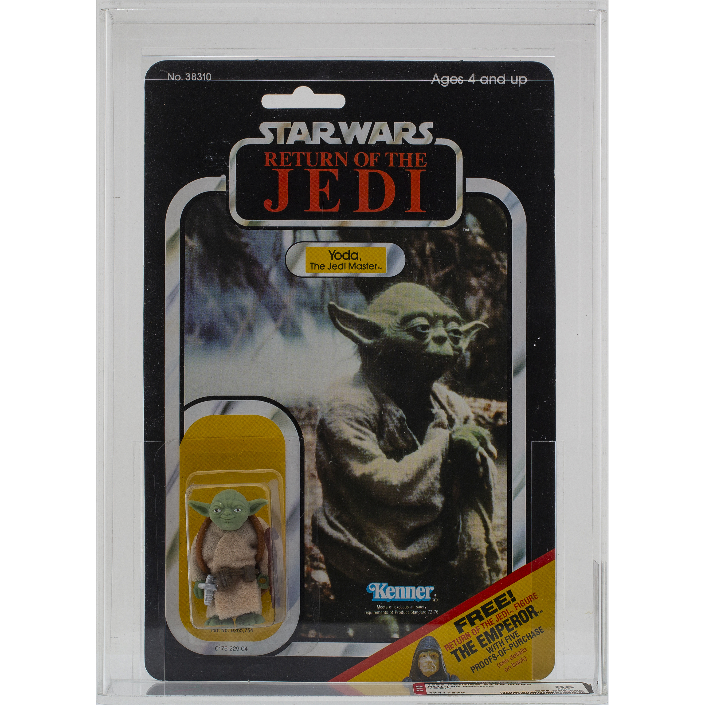 Action Figure Yoda Kenner 21481 - Edizione Commemorativa The Empire Strikes Back - Con Spada Laser E Confezione Vintage
