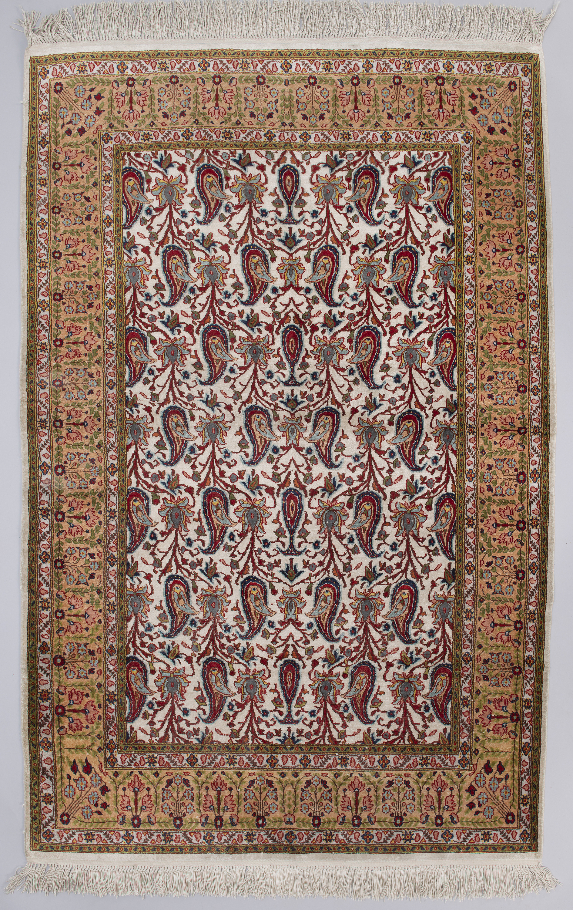 An Oriental silk rug. Circa 160x103 cm. Bukowskis