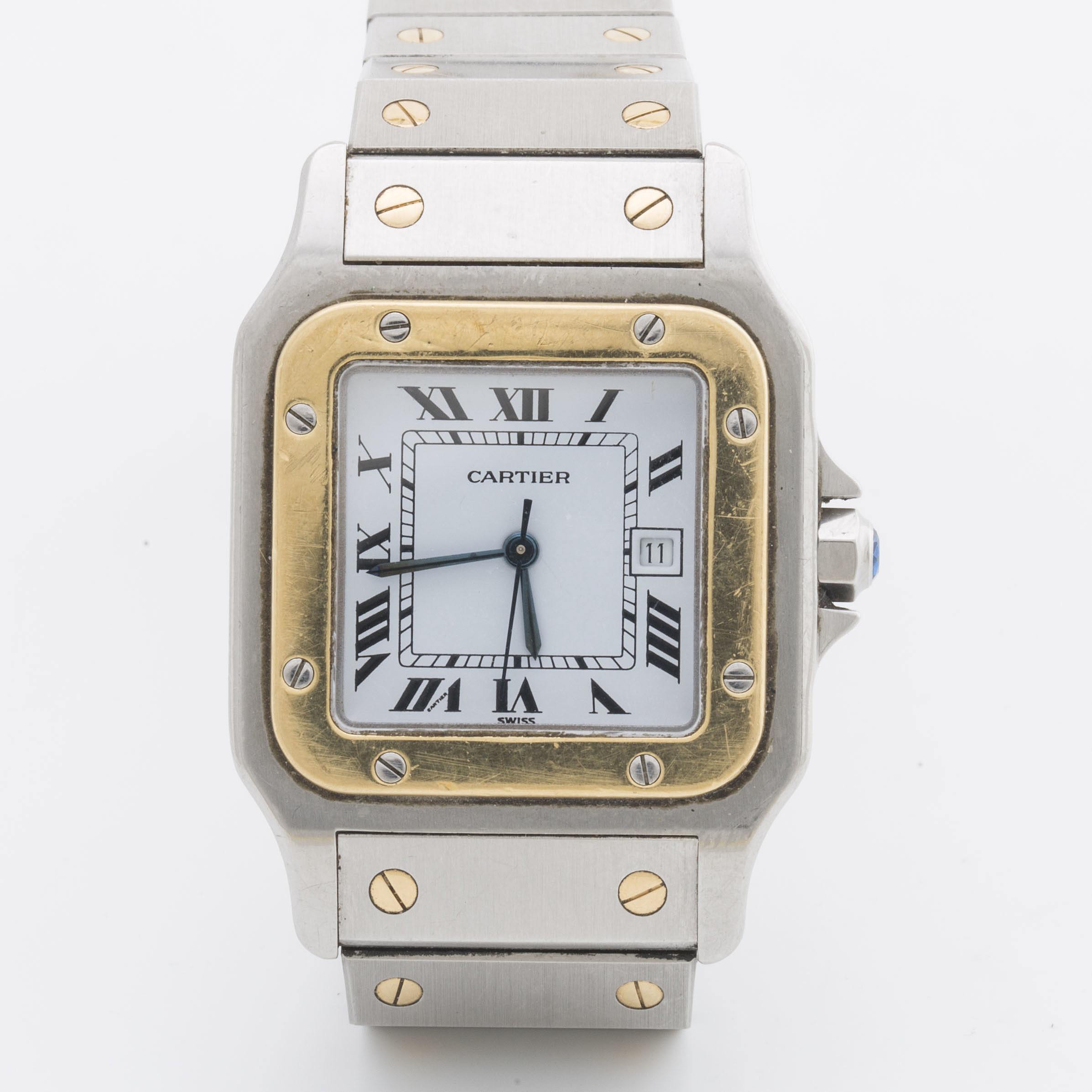 CARTIER Santos, armbandsur, c:a 28 mm c:a 1987. - Bukowskis