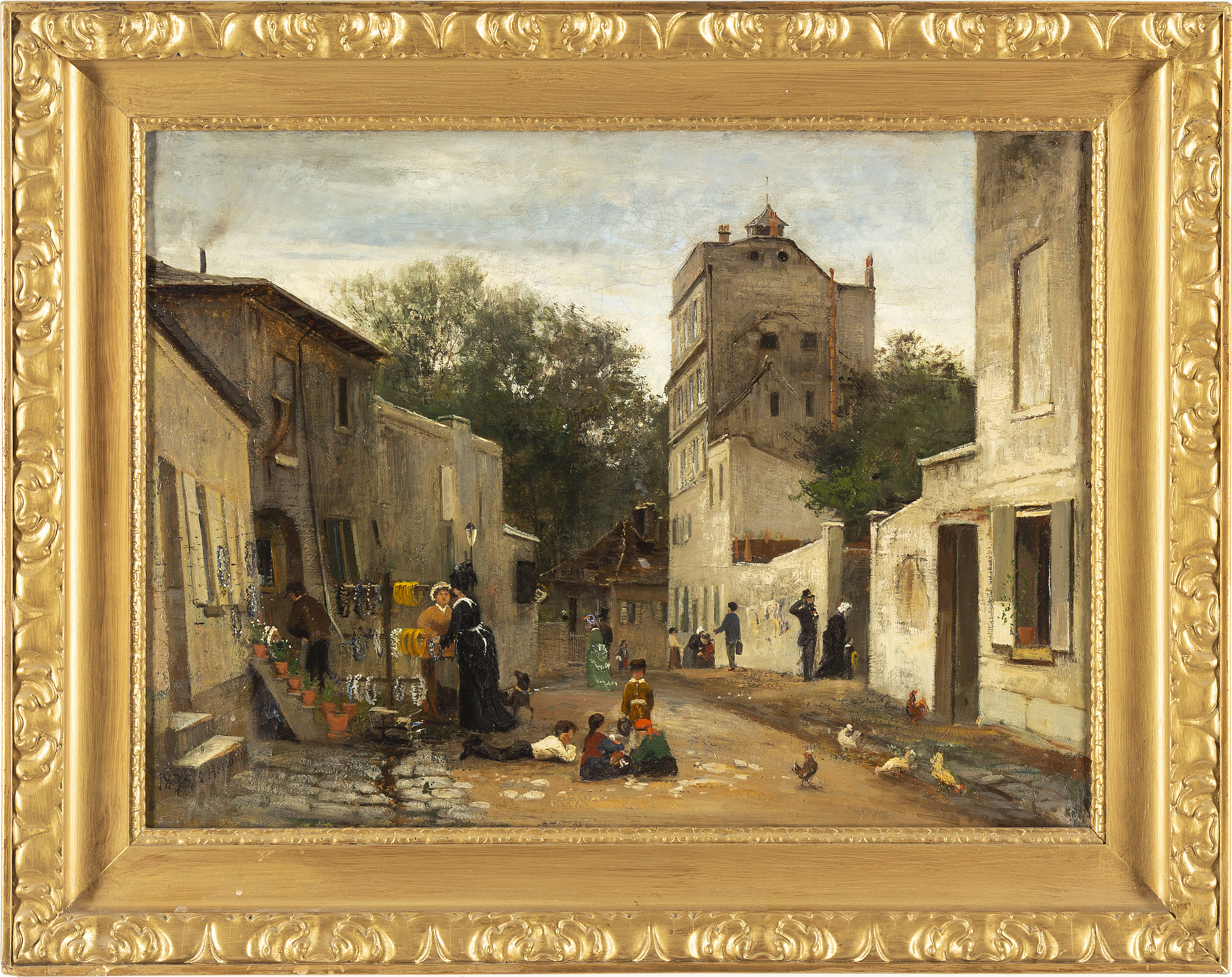 OLOF HERMELIN, oil on canvasm signed and dated 1875. - Bukowskis