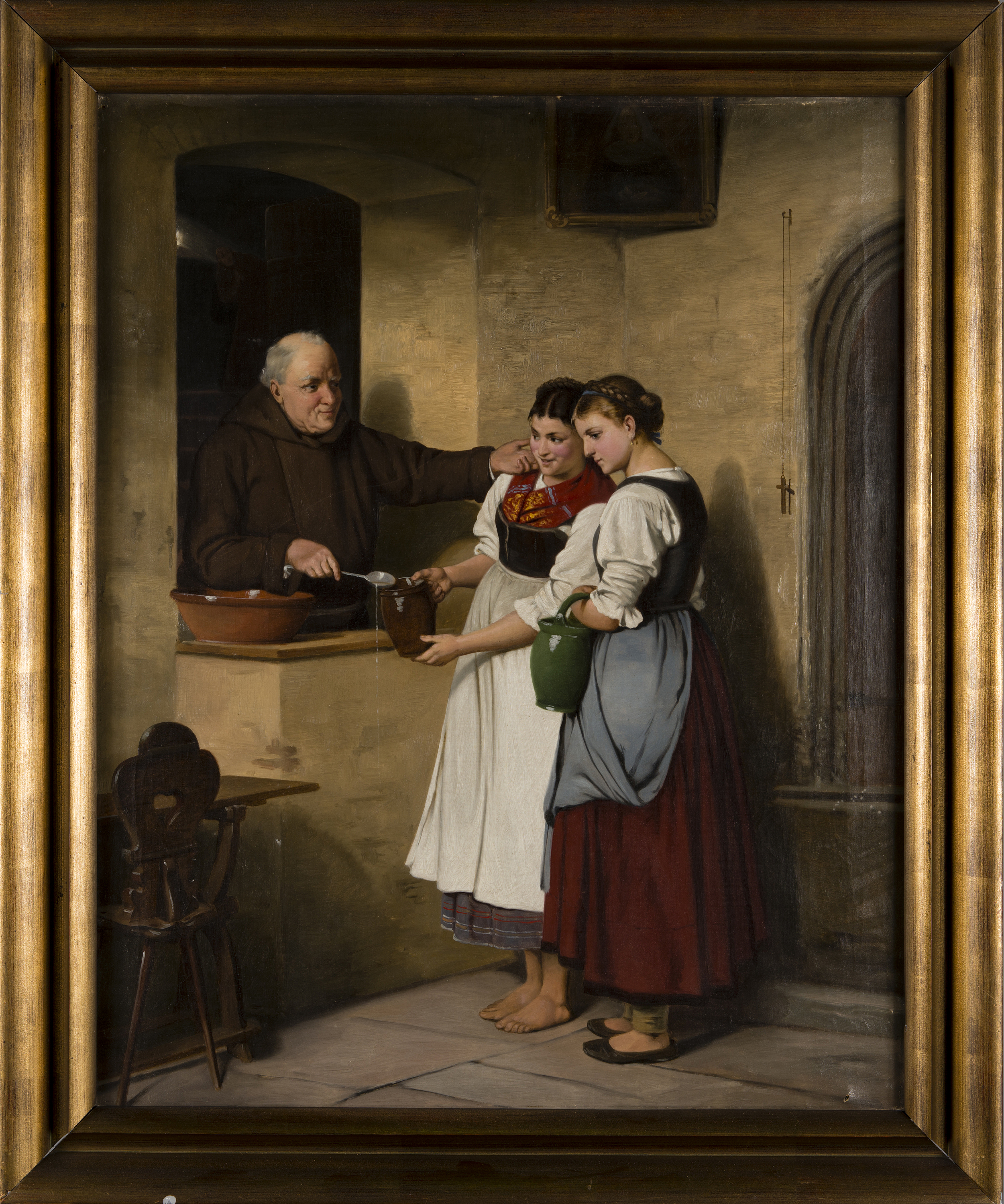 Unknown artist, oil on canvas, signed Farini/Fasini, the early 20th ...
