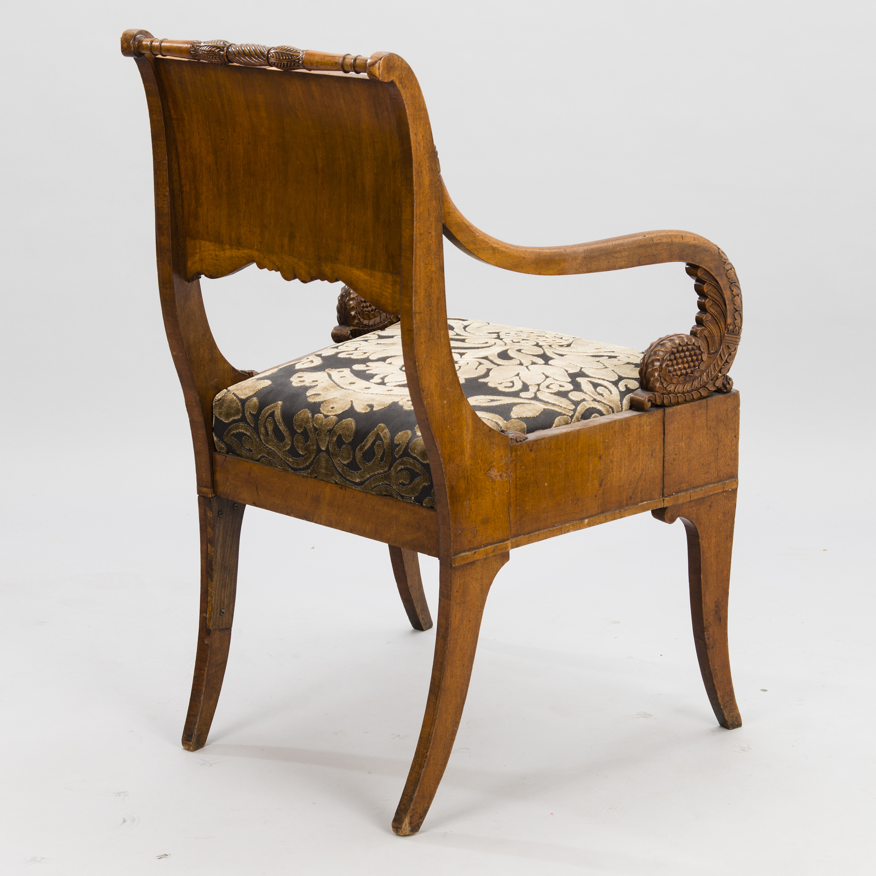A mid19th Century Russian open armchair. Bukowskis