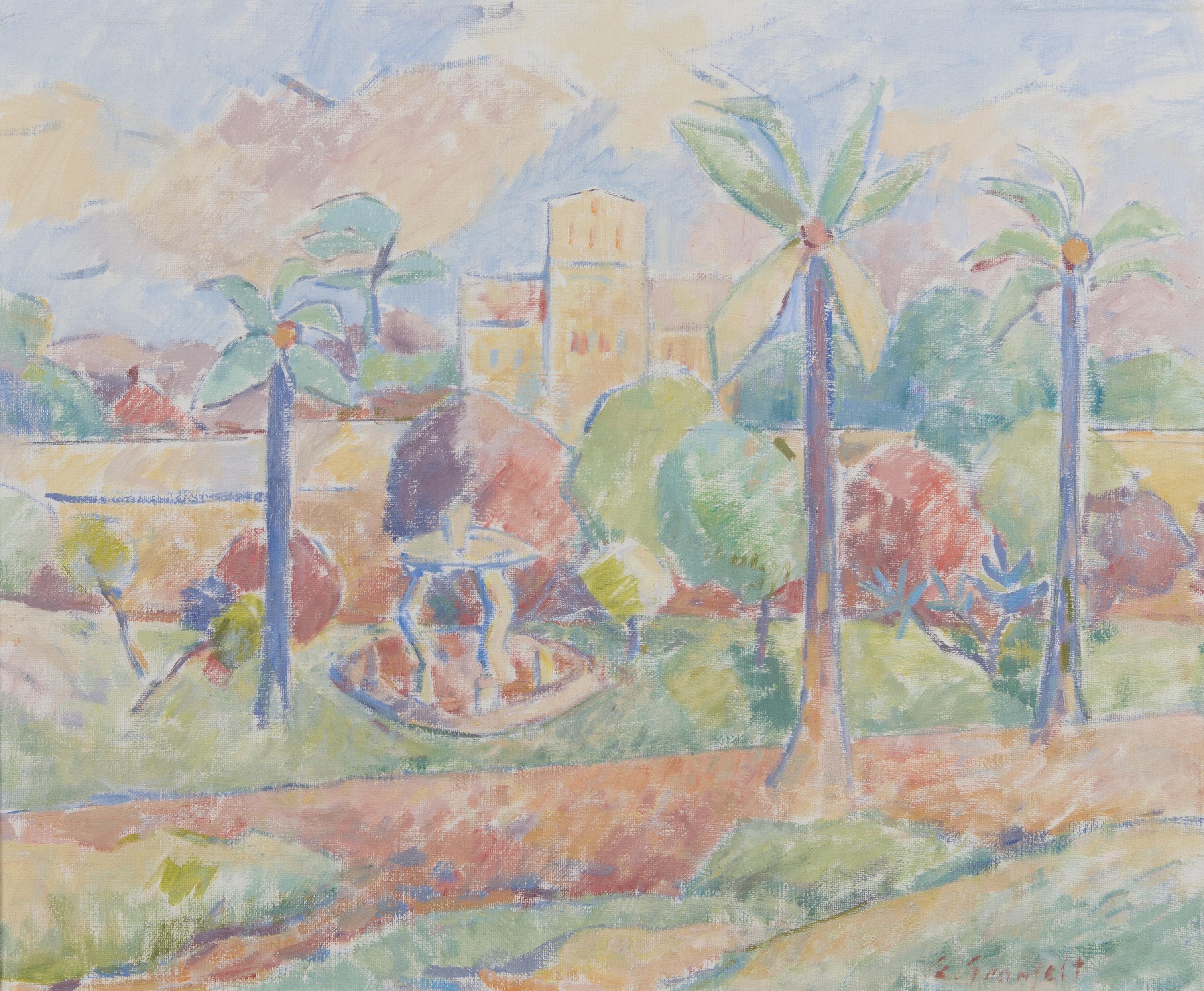 ERIK GRANFELT, olja på duk, signerad. Bukowskis