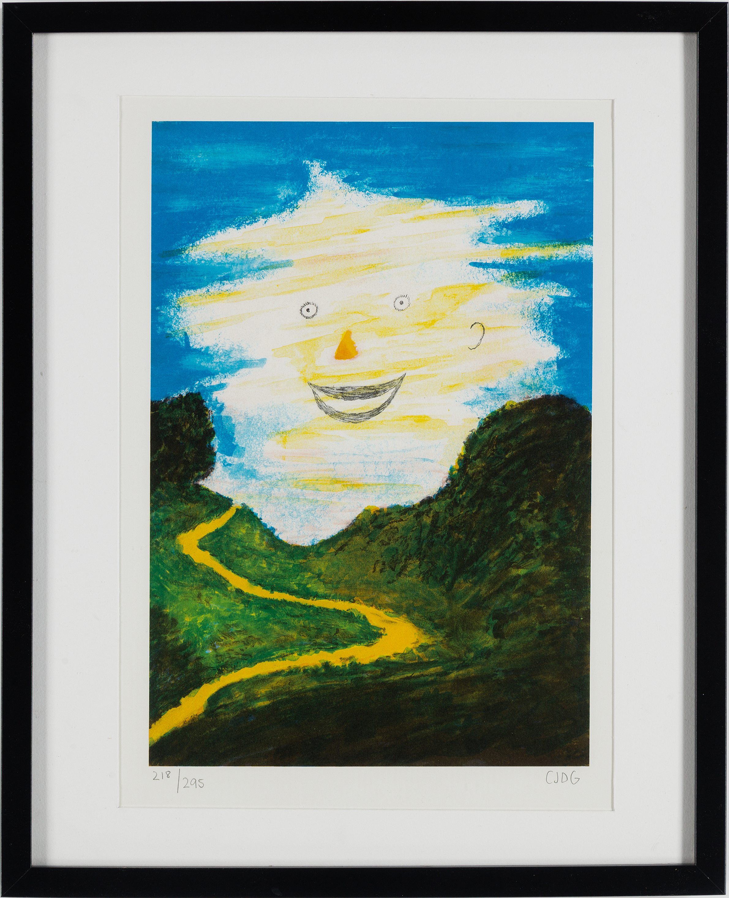 CARL JOHAN DE GEER, lithograph in colours, signed CJDG and 218/295 in ...