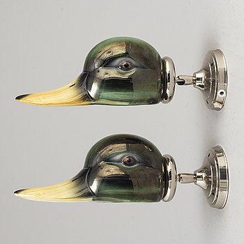 A pair of wall lamps by Gamla Stans Lampverkstad, second half of the 20th Century.