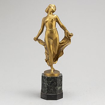 RUDOLF KAESBACH, skulptur, patinerad brons, signerad. Bukowskis