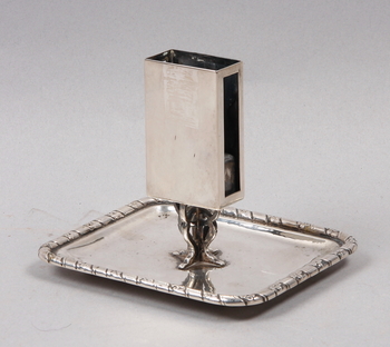 116037. TÄNDSTICKSHÅLLARE, silver, Atelier Borgila Stockholm 1921. Vikt 220 gram.