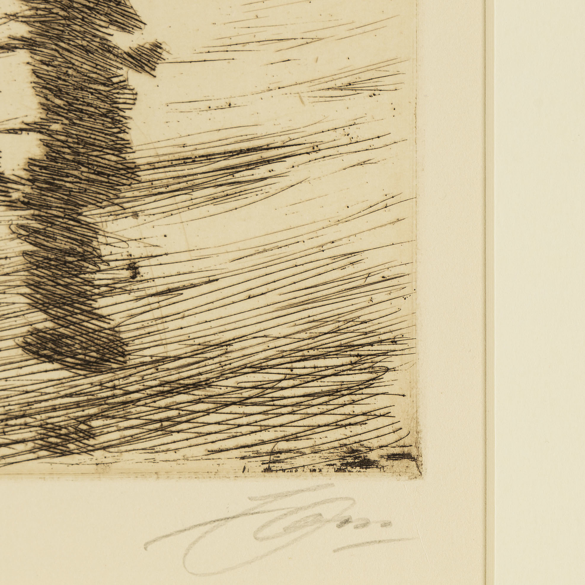 ANDERS ZORN, etching, 1913, signed in pencil. Bukowskis