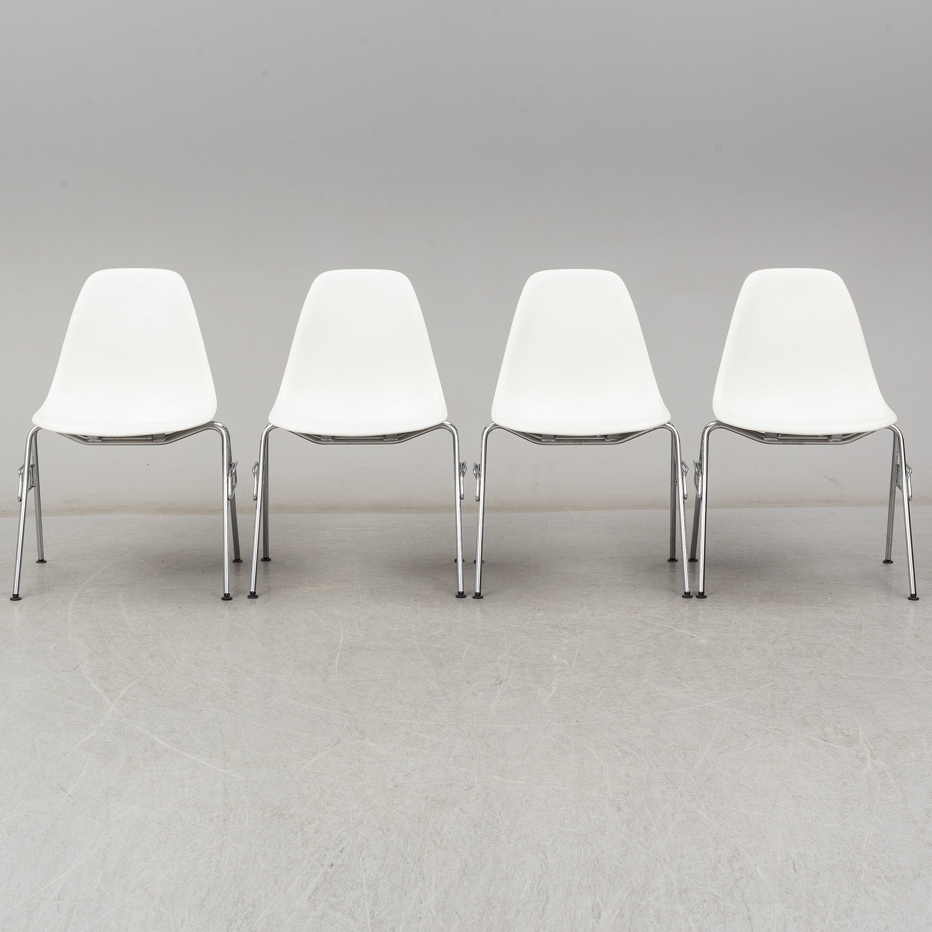 CHARLES & RAY EAMES, stolar 4 st, CHARLES & RAY EAMES, stolar 4 st,