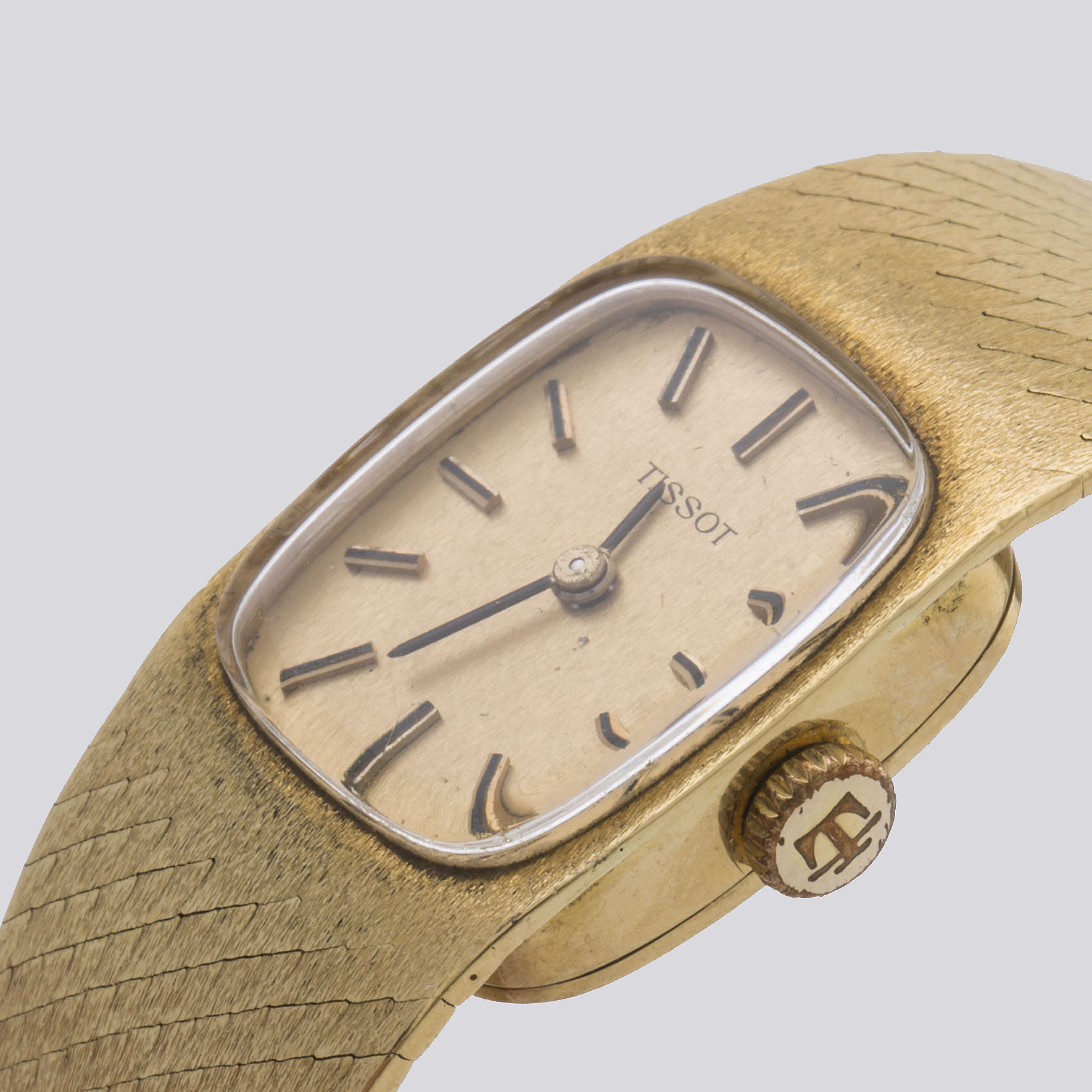 LADIES WRISTWATCH, Tissot, 18K gold, manual, 18 mm. Bukowskis