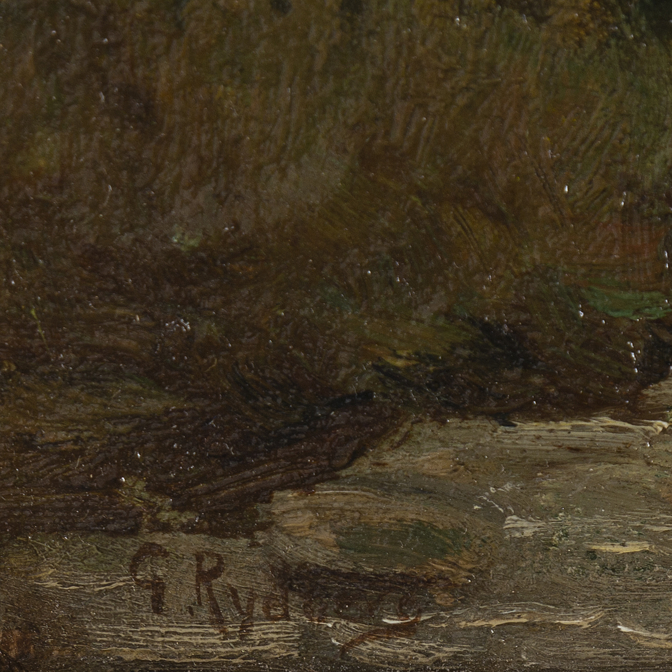 GUSTAF RYDBERG, oil on paper-panel, signed G. Rydberg. - Bukowskis