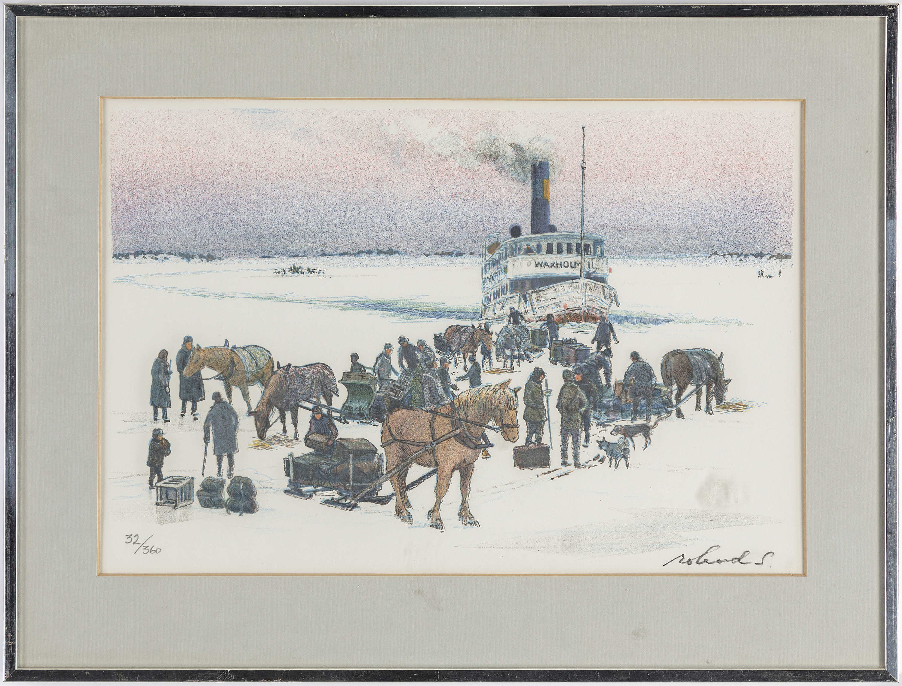 ROLAND SVENSSON, lithographs in colours (2), signed Roland S in pencil