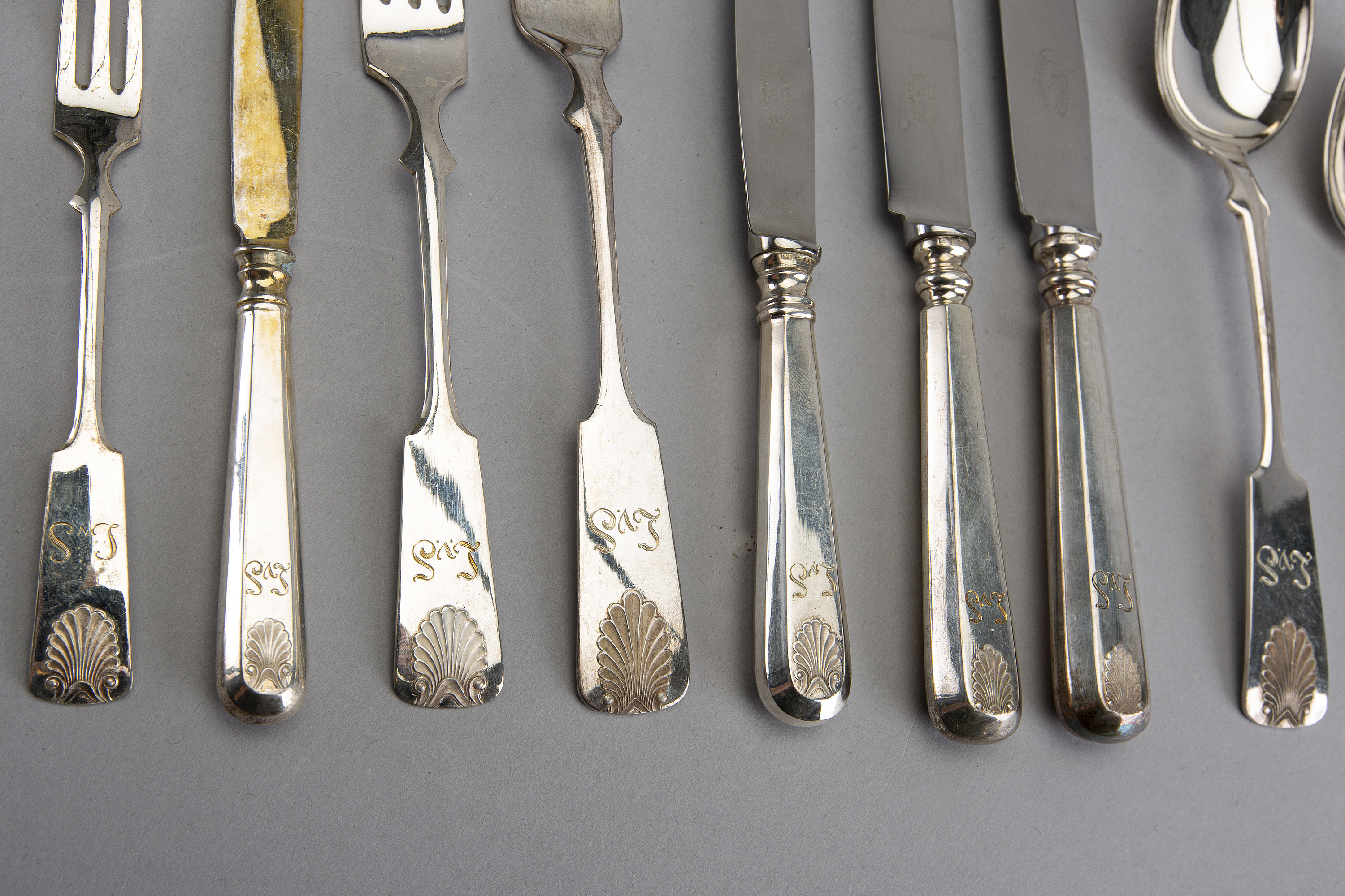 A Finnish 20th century set of 72 pcs of silver cutlery marks of Åbo