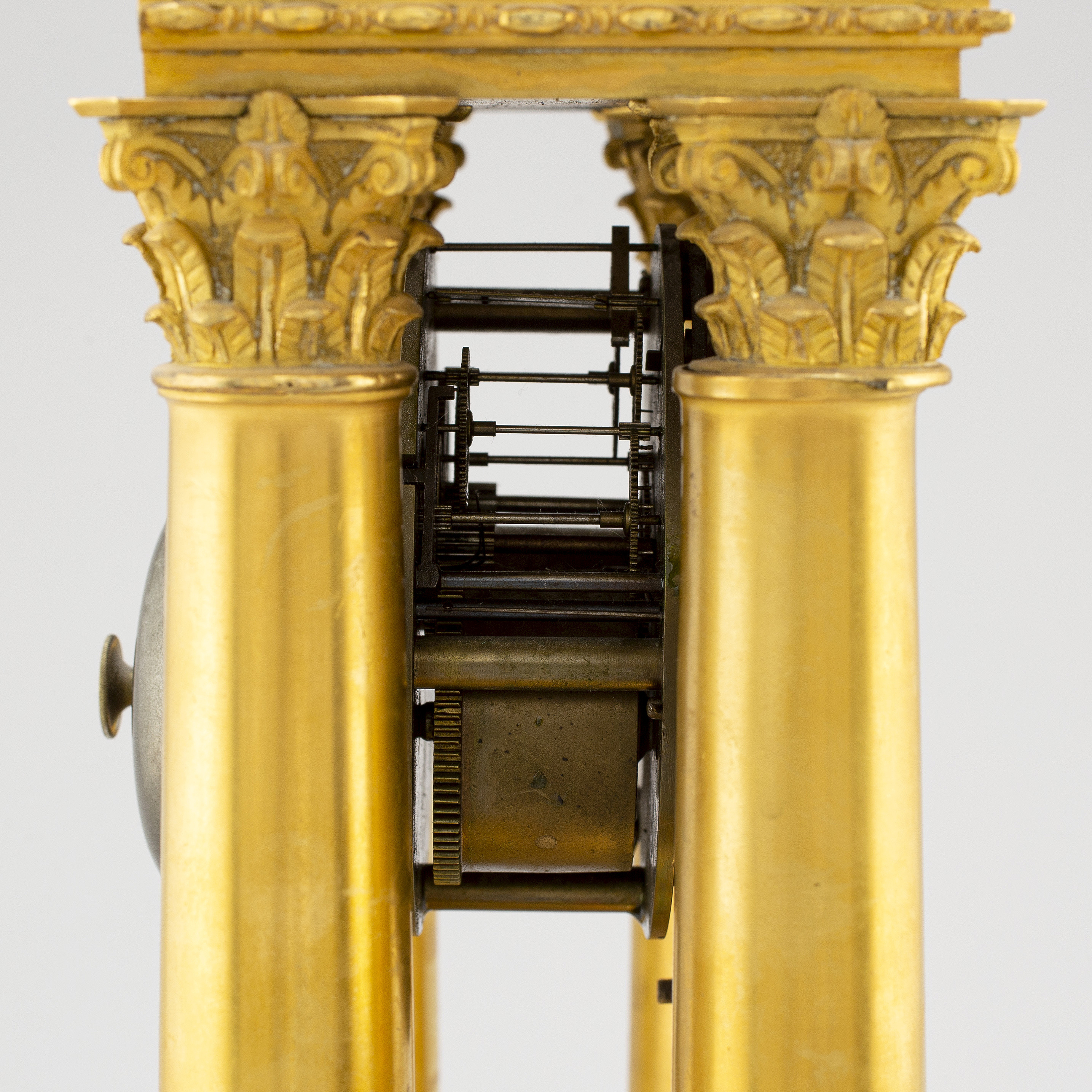 A French Empire mantel clock, first quarter of the 19th century. Bukowskis