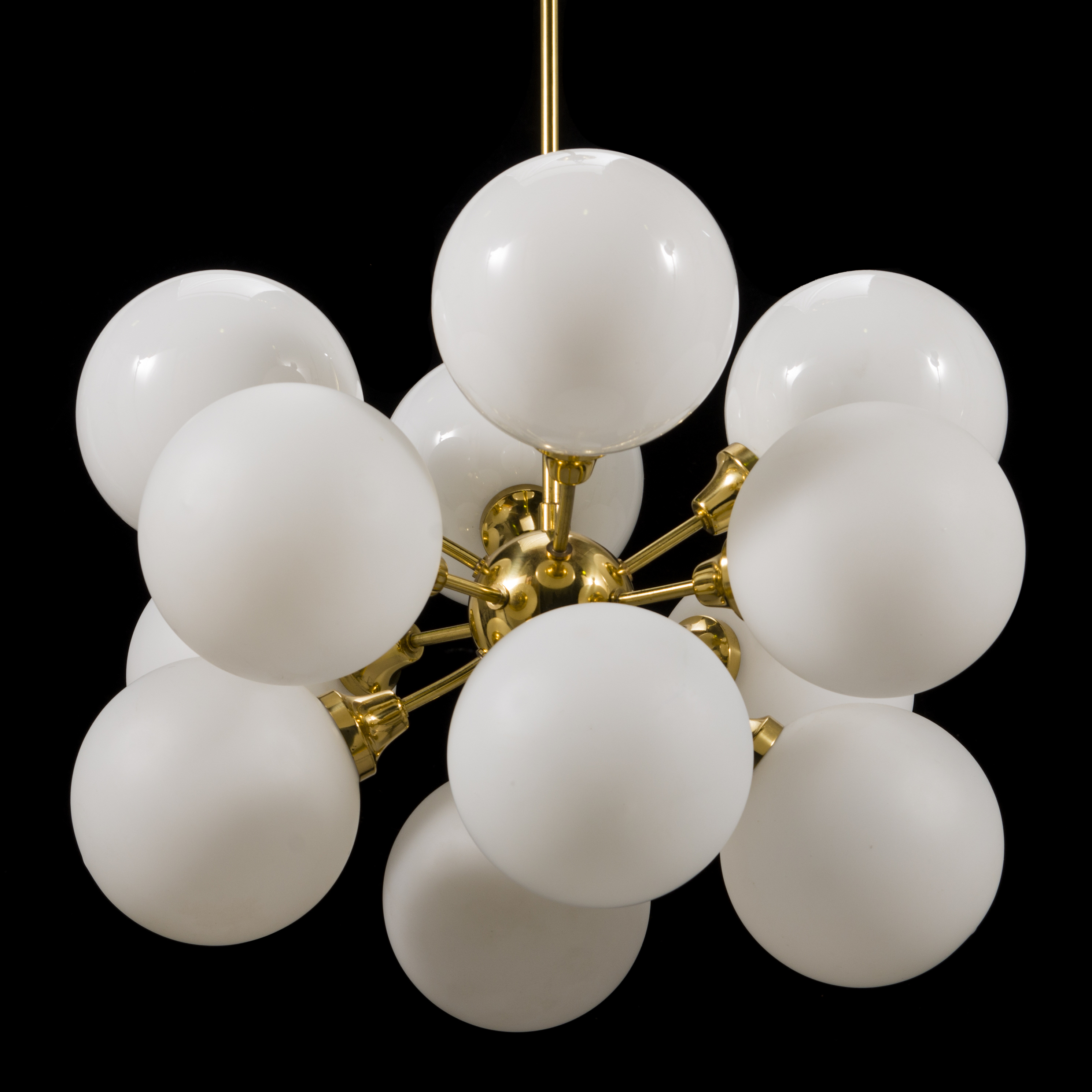 A Sputnikmodel ceiling light from the latter half of the 20th century