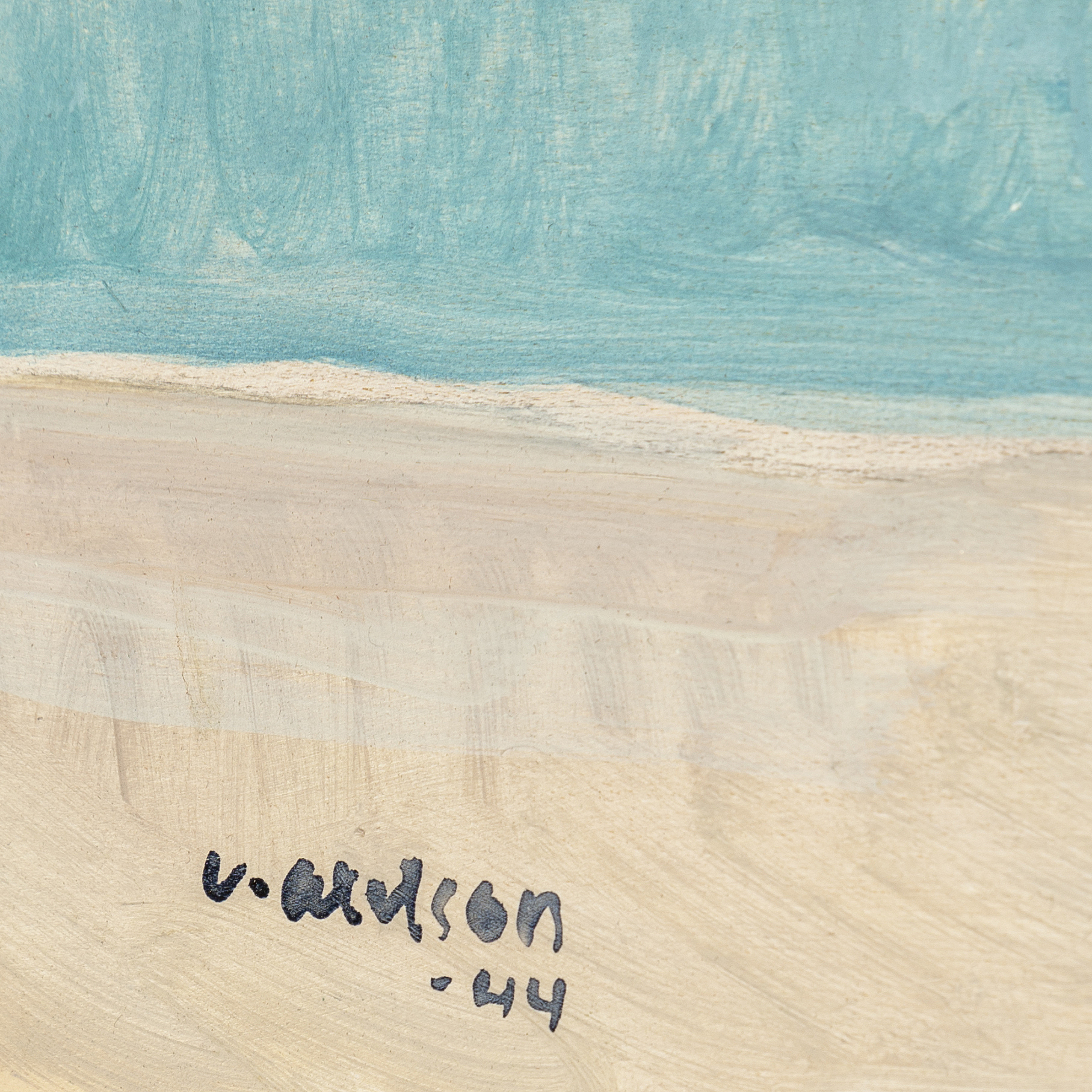 Victor Axelson, oil on panel, signed and dated -44. - Bukowskis