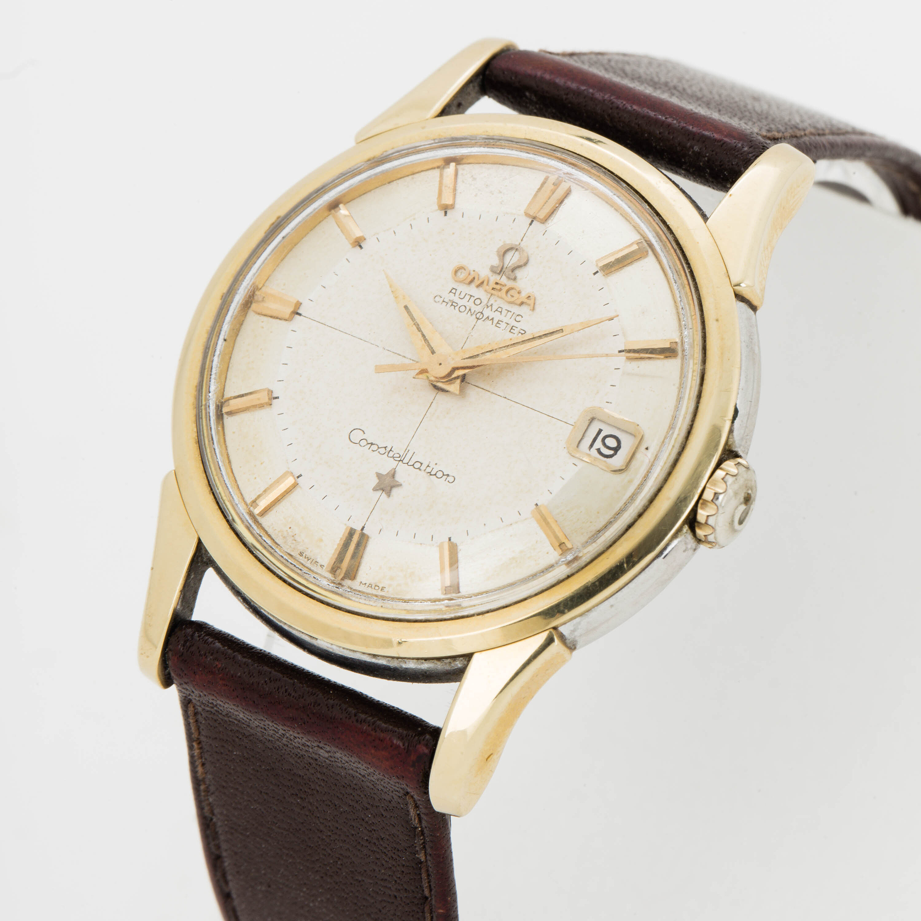 OMEGA, Constellation, Chronometer, "PiePan", wristwatch, 34 mm