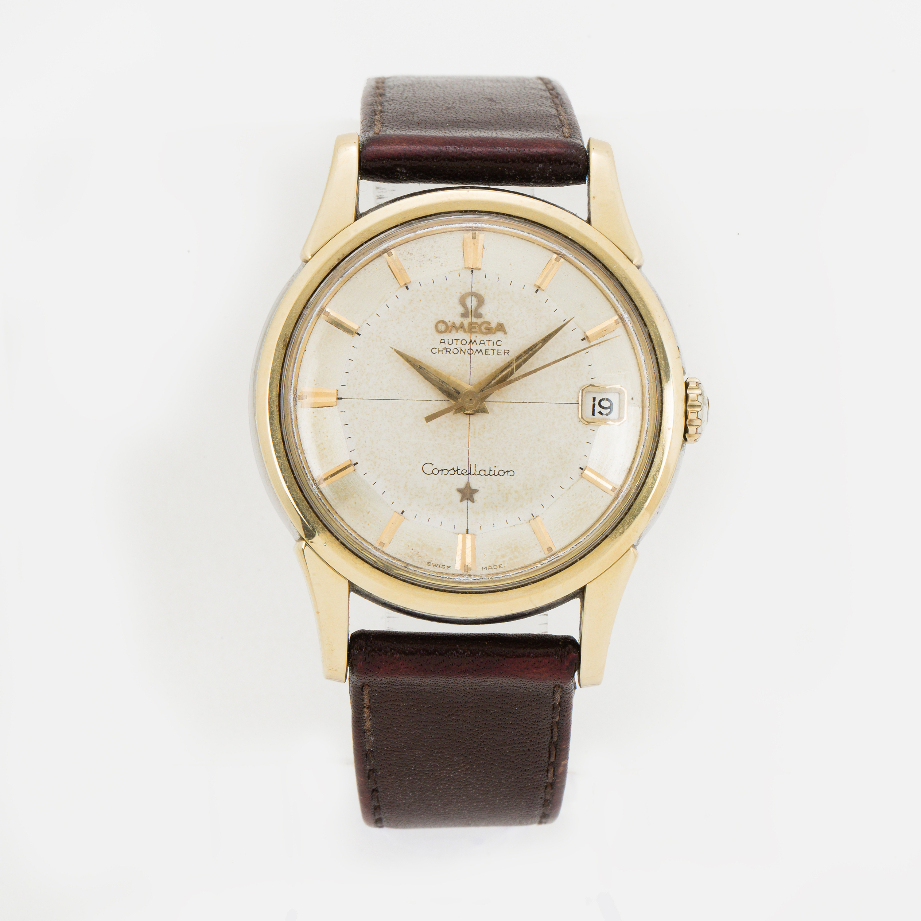 OMEGA, Constellation, Chronometer, "PiePan", wristwatch, 34 mm