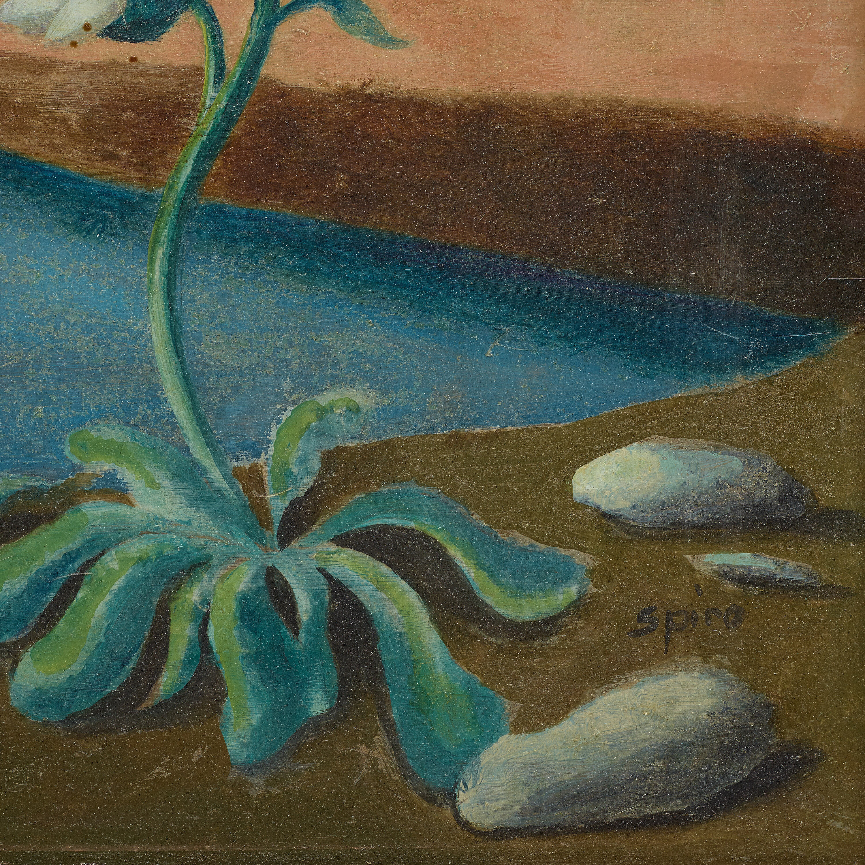 SPIRO, oil on canvas, signed Spiro. Bukowskis