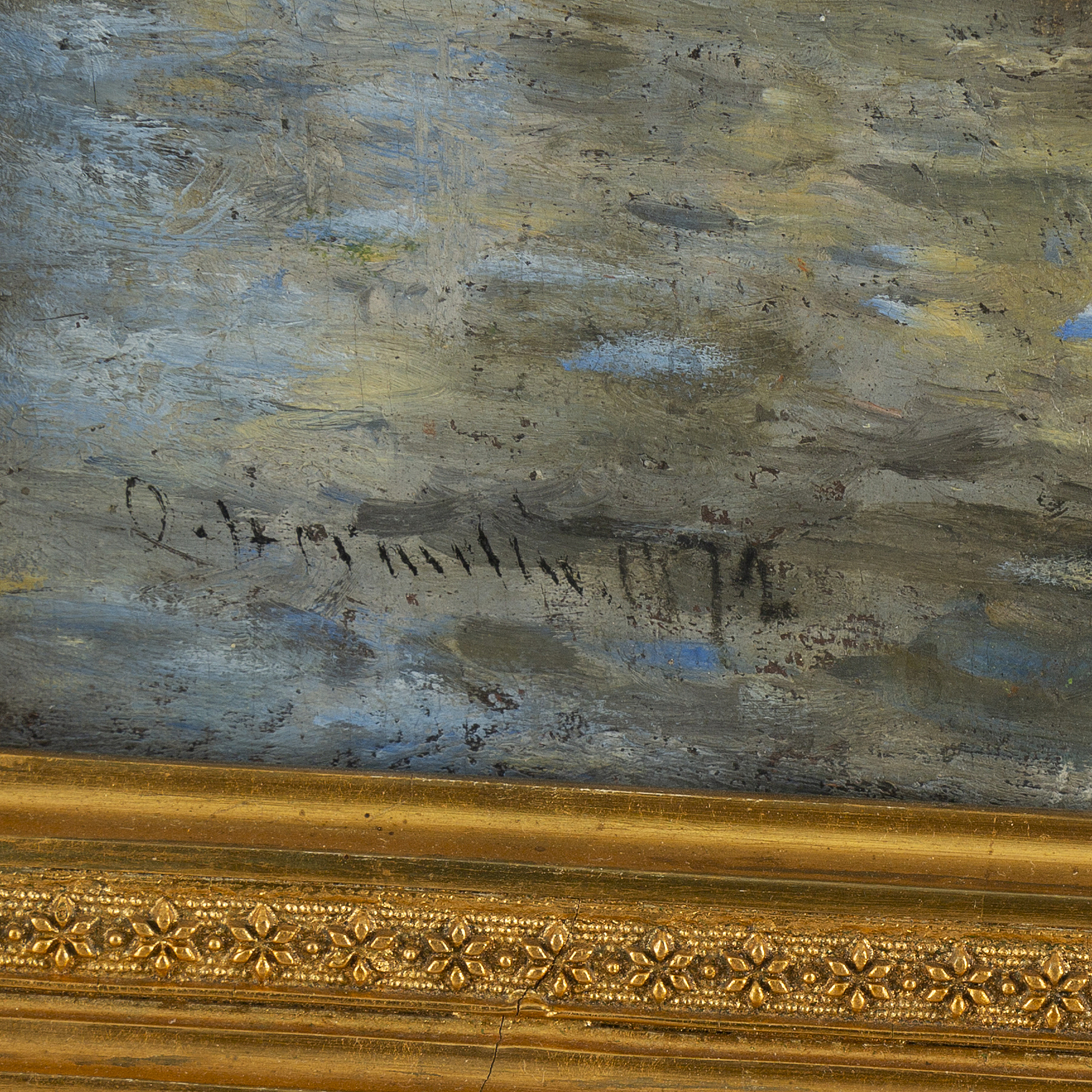 OLOF HERMELIN, oil on canvas/paper-panel, signed and dated 1872 ...