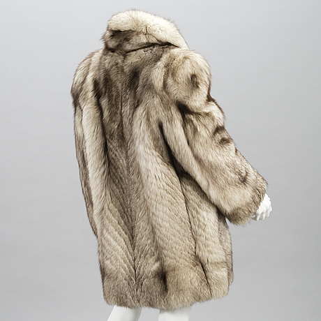 white fox fur coat value