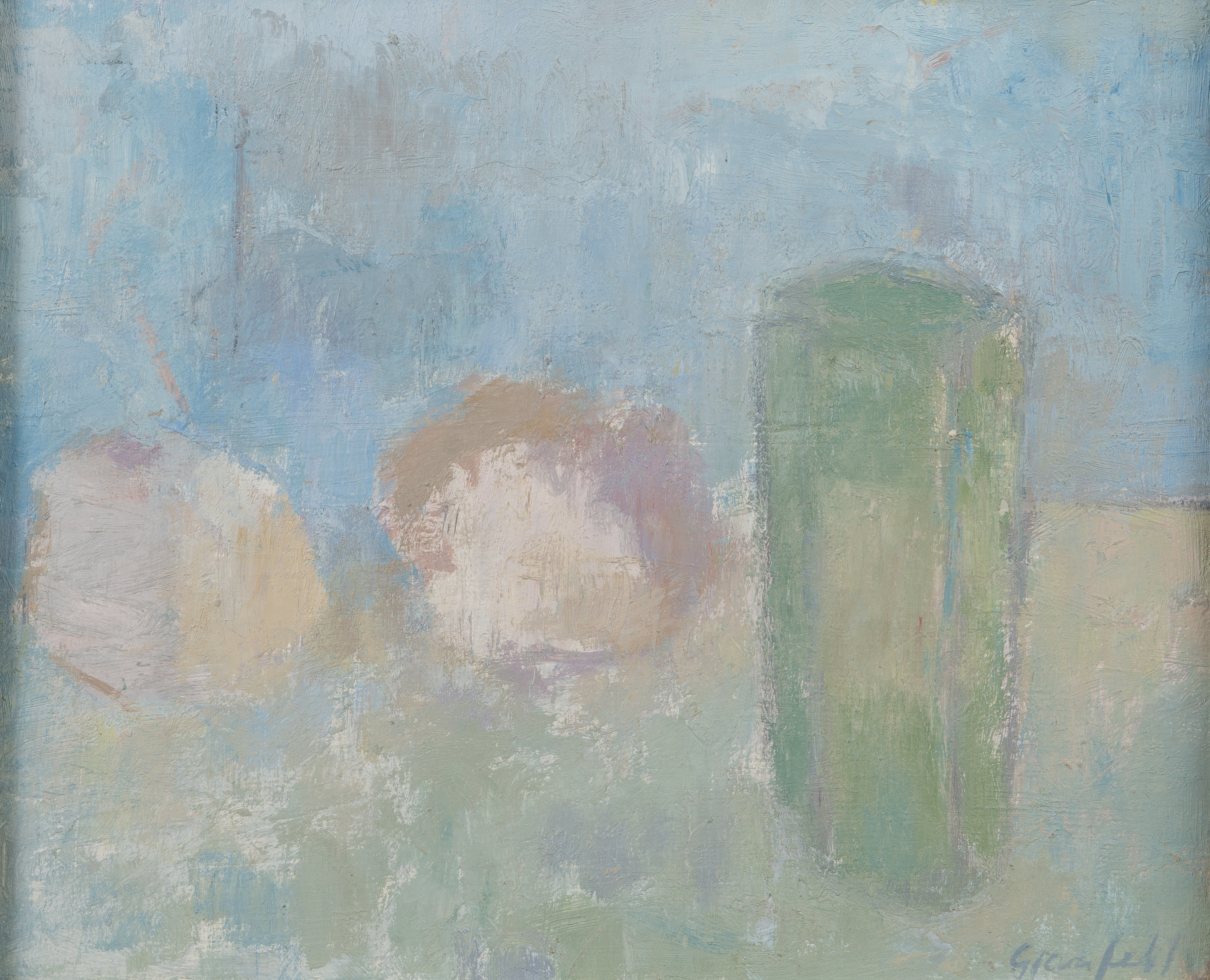 ERIK GRANFELT, Öljy levylle, signeerattu. Bukowskis