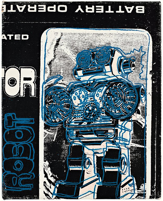 Andy Warhol, "Robot (Toy Painting)". Bukowskis