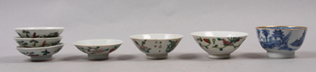 122271. PARTI PORSLIN, 7 delar, Kina, 18001900-tal.