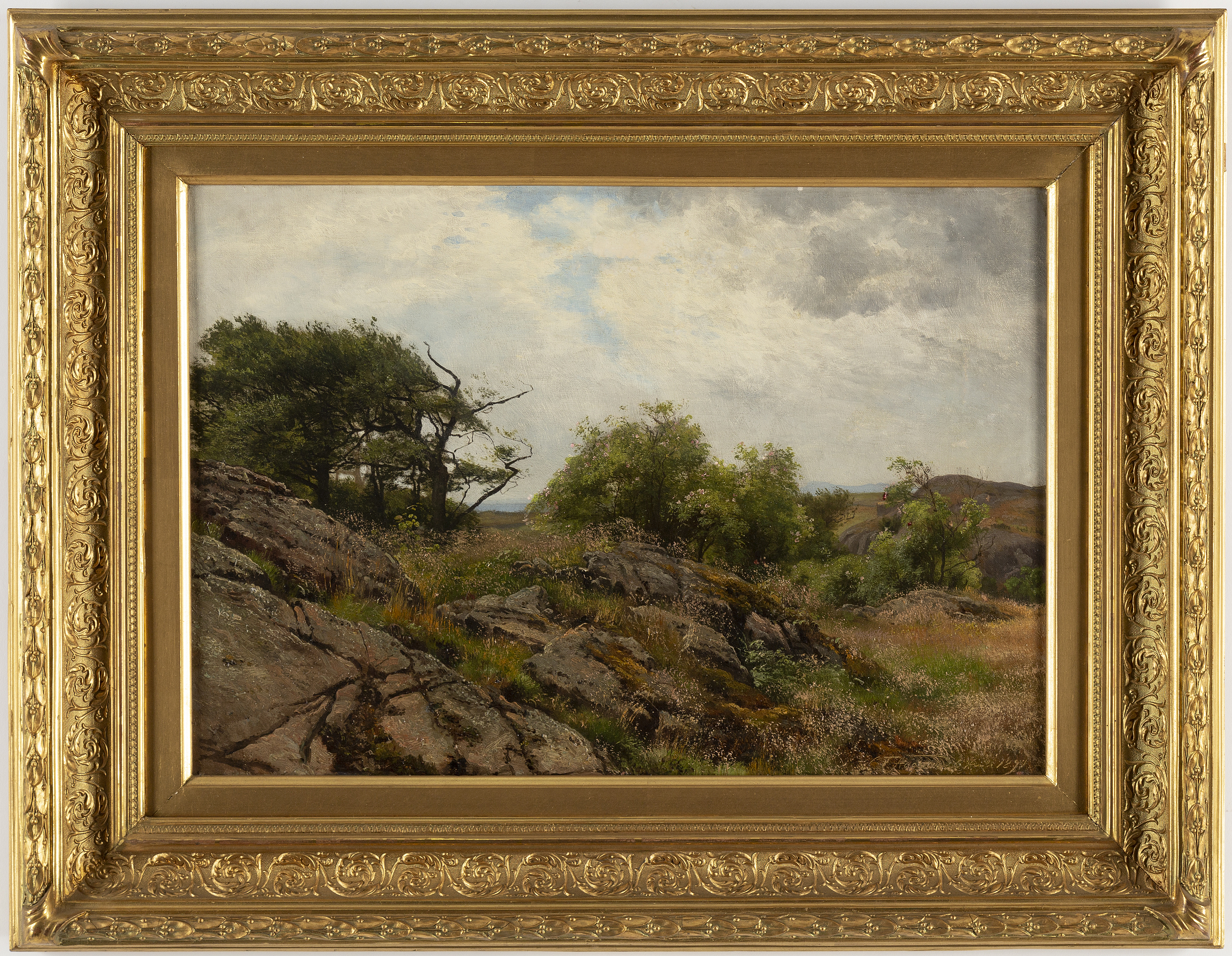 CARL FREDRIK AAGAARD, olja på duk, signerad CF Aagaard och daterad 1891