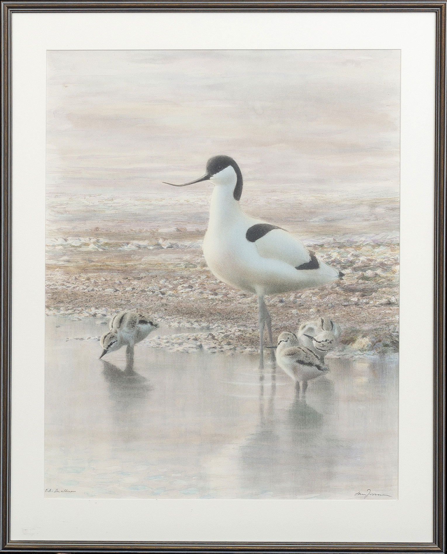 LARS JONSSON, lithograph in colour, signed, E.A. Bukowskis