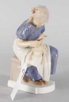 12263. FIGURIN, porslin, Royal Copenhagen.
