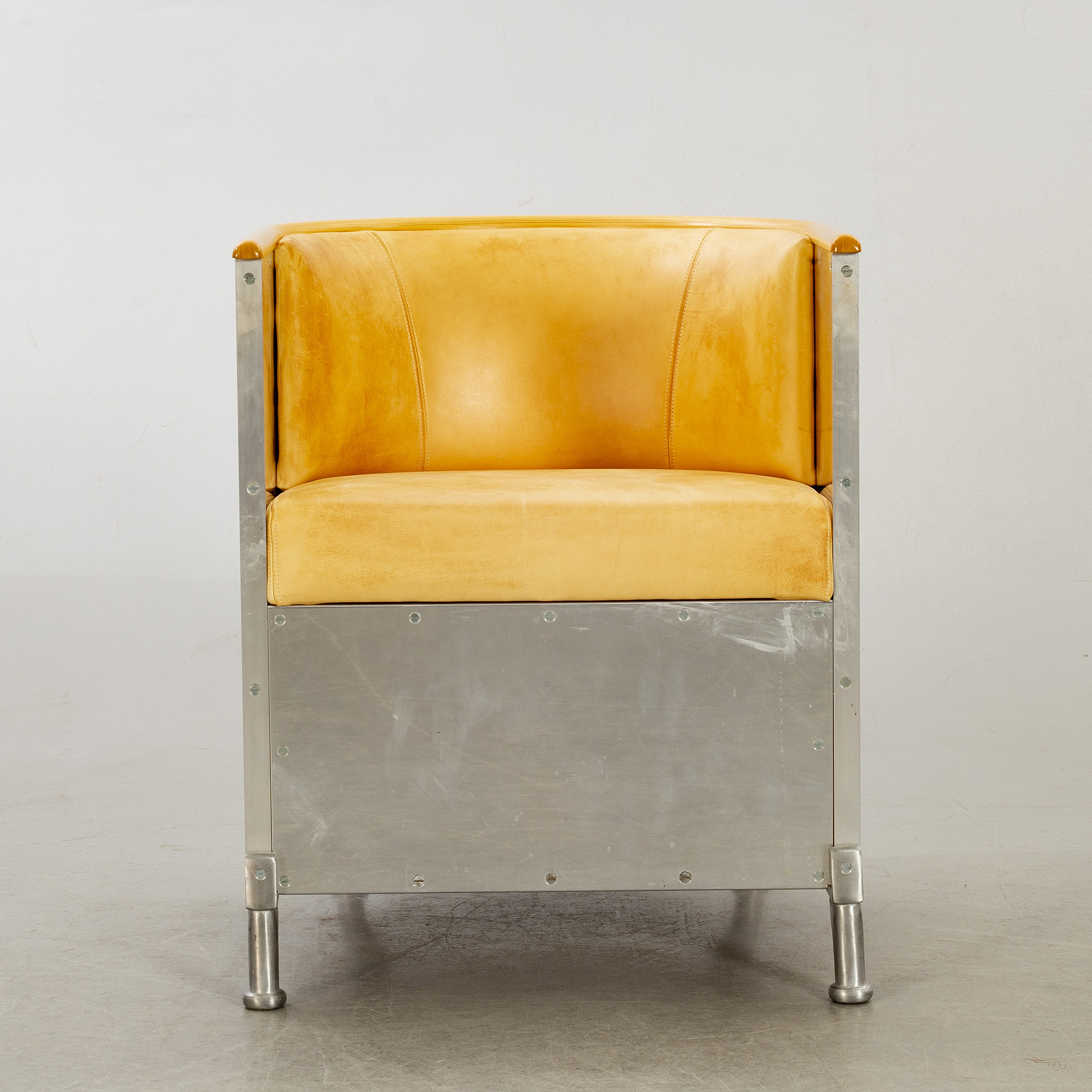 MATS THESELIUS, fåtölj, "Aluminium", Källemo, formgiven 1990. - Bukowskis