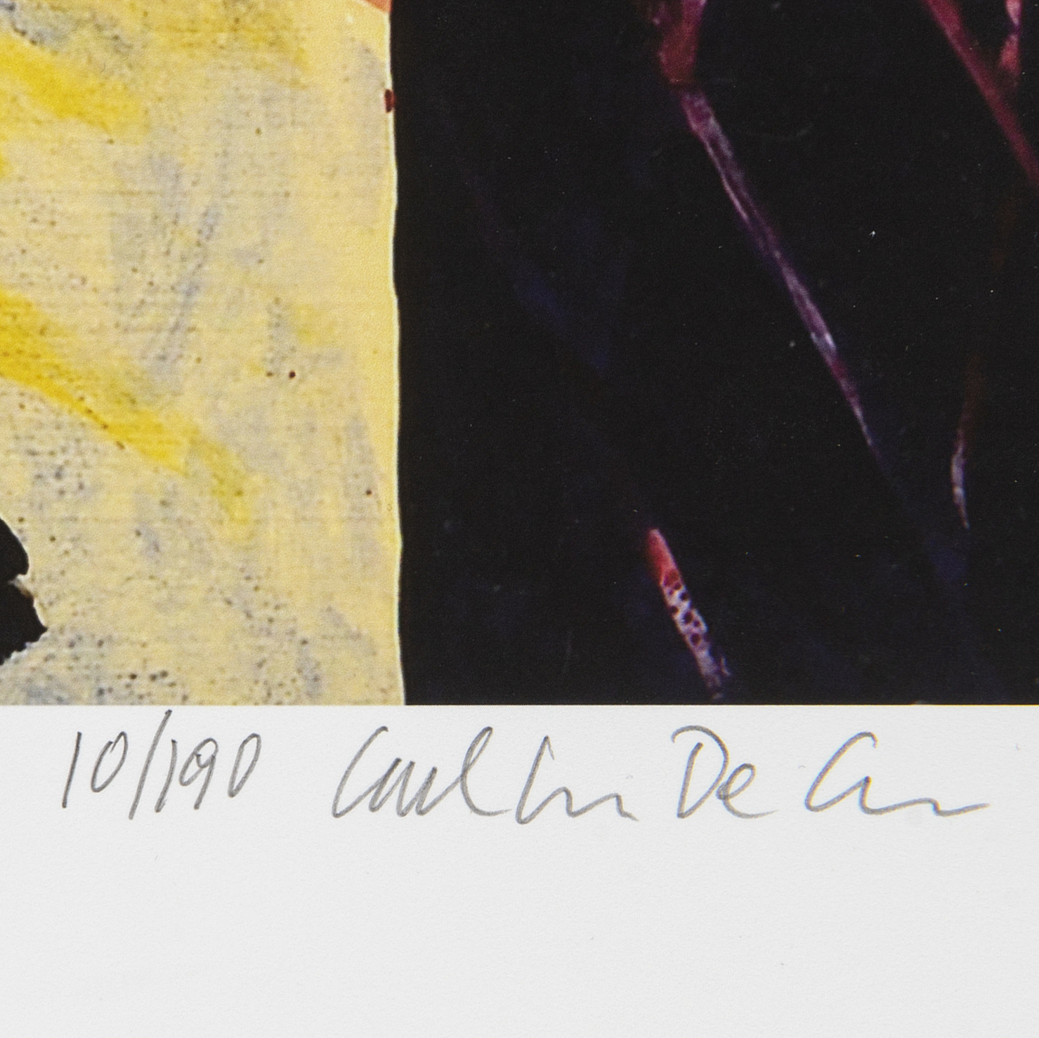 CARL JOHAN DE GEER, färglitografi, signerad 10/190. - Bukowskis