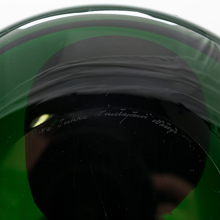 OIVA TOIKKA, VATI, lasia, signeerattu Oiva Toikka Nuutajärvi Notsjö ...