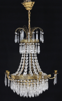 124837. LJUSKRONA, empirstil, 1900-tal.