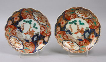 126275. FAT, 2 st, porslin, Japan, Edo, 1800-tal.