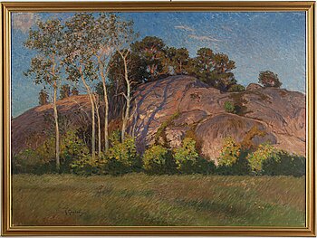Anton Genberg, oil on canvas, signed A. Genberg. - Bukowskis