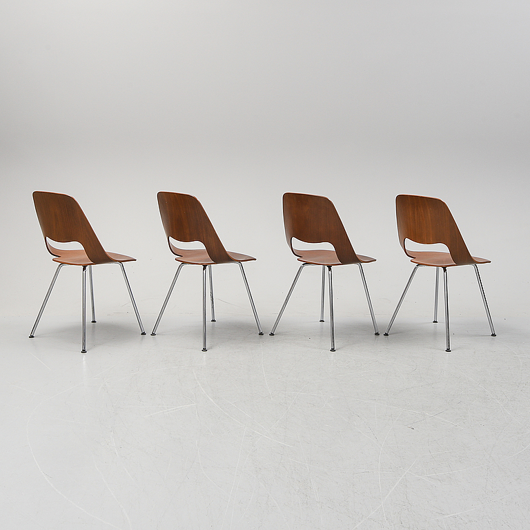 ALFREDO HÄBERLI, four 'Jill' chairs, Vitra, 2012. Bukowskis