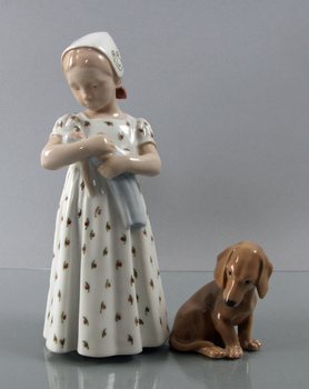 126687. FIGURINER, 2 st, porslin, Bing  Gröndahl.