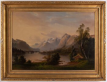 Carl Abraham Rothstén, oil on canvas, signed and dated 1871. - Bukowskis